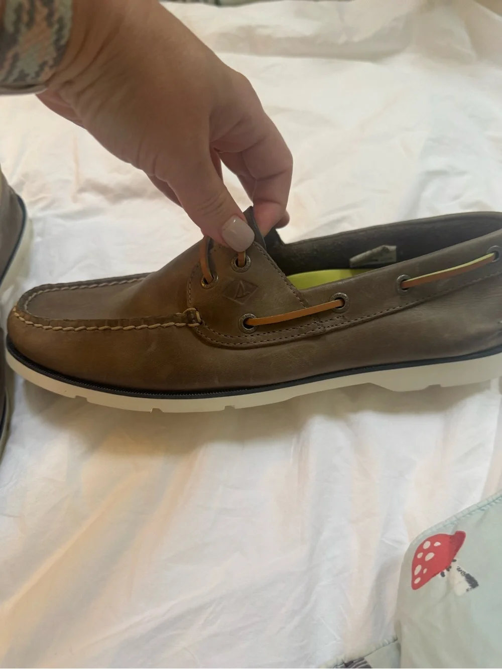 Sperry Top-Sider STS18833 Brown Leather Boat Shoes Men’s 9.5 Casual Loafers